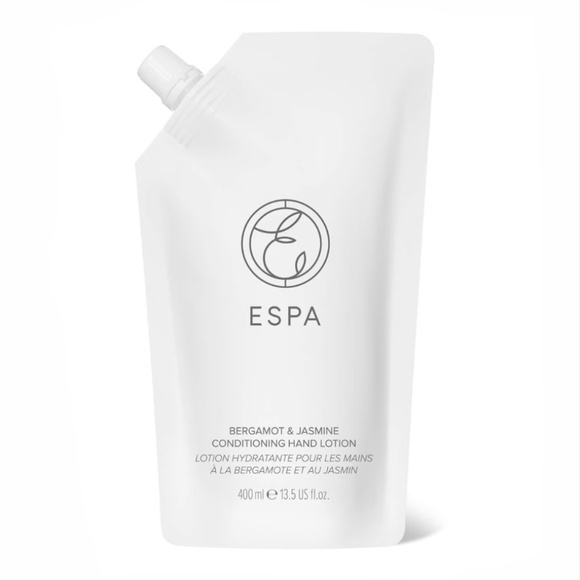 ESPA Bergamot & Jasmine Conditioning Hand Lotion Refill 400 ml 13.5 fl oz NEW - Picture 1 of 1